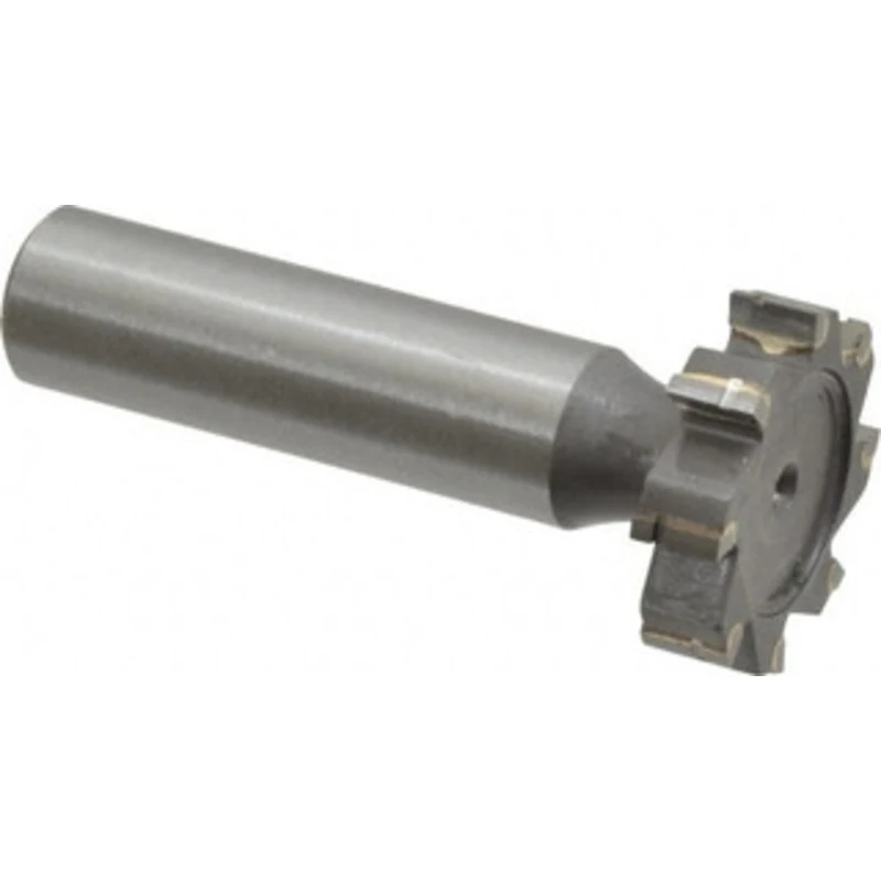 Made in USA ANSI 808 (Old Std # 15) 1 Cut Diam, 1/4 Cut Width, 1/2 Shank, Straight-Tooth Woodruff Keyseat Cutter Carb...